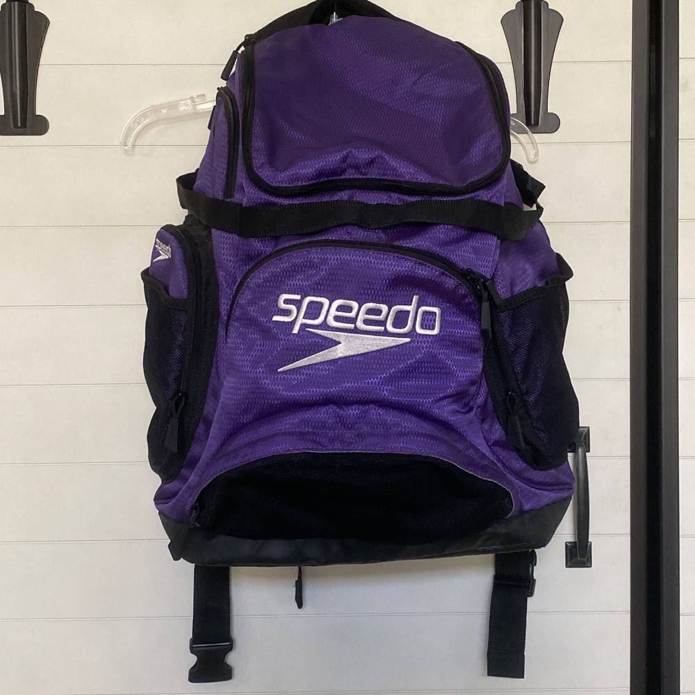 Speedo Teamster Large Swim Backpack Purple